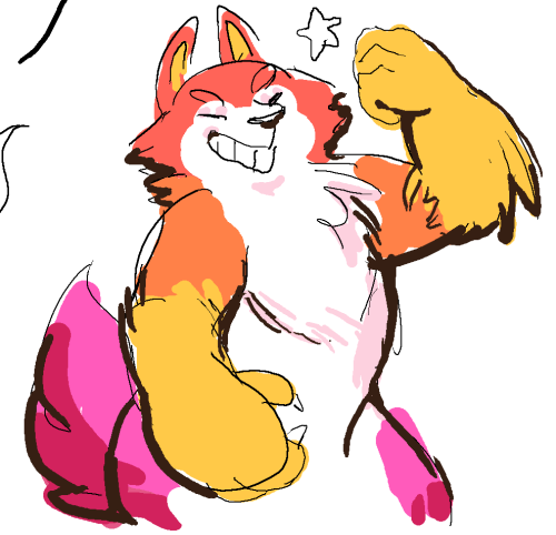 Drawpile sillinesswerewolf based off of one of these pins