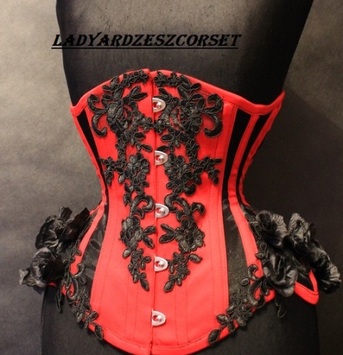 XXX ladyardzesz:  corset rose lace 3d  photo