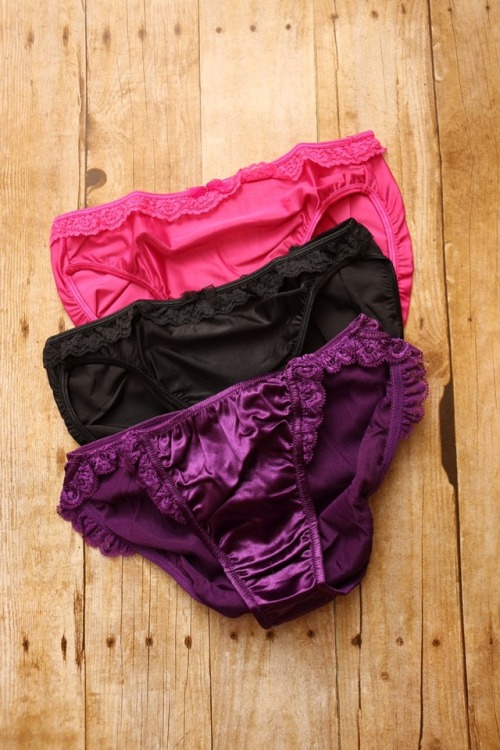 Nothing better than a new shipment of panties from Katie & Laura’s Fancy Satin panty store