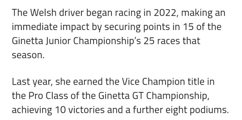 Ella Lloyd, Who Was The Wild Card Driver In Singapore F1 Academy Gp (and Finished Both Races In Points),