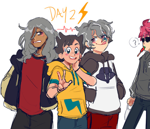 INAVEMBER DAY 2!!Favourite ARES Character? I couldn&rsquo;t choose so I decided to draw my top 4 boy