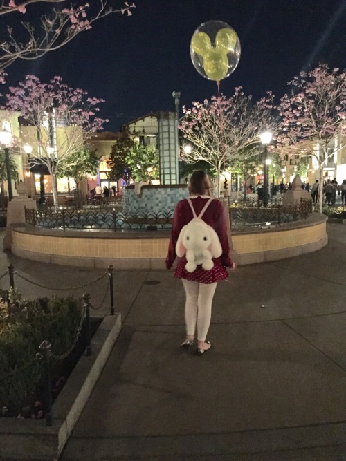 alexinspankingland:  The end of the night at Disneyland earlier this week. 😻   One of my happiest days.