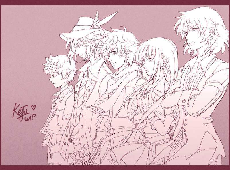 keju-doodlez:  The sequel of wip post from before xD and I made it as KH Vs. KHuXA