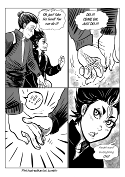 pinkhairedharlot:  Asahi failing at hand holding