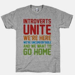 zeggy:step 1: buy thisstep 2: wear it to parties you can’t get out of attending, so the other introverts can identify you step 3: create a splinter “party” that’s just all of you sitting in a room looking at your phones and petting the host’s