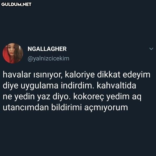 yanında diyet kola içsen...