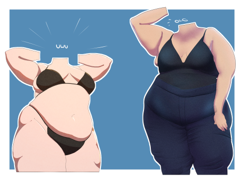 Shading Studies And The UWU Vs OWO Headcanon That I Now Have(poses And Figures Were Studied From Plus