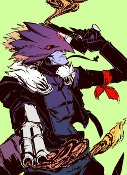 drownedinspace:  B is for Beelzemon! Also, Badass.