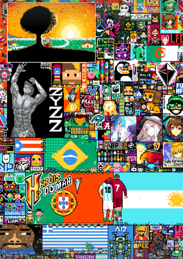 rassicas:weirdmageddon:r/place is not only the coolest social experiment ive seen