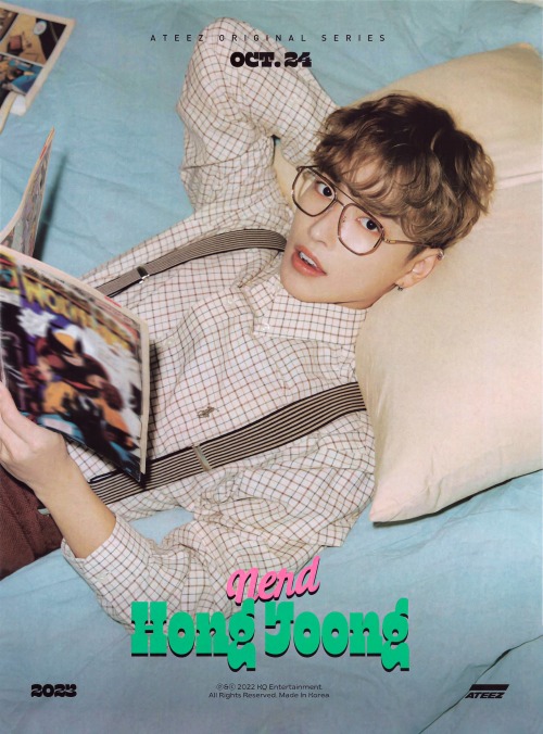 Ateez 2023 Seasons Greetings Mini Poster Scans Friends Version ( Atomyouthz) 