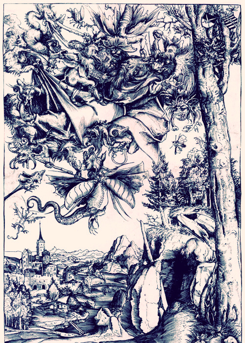 viridi-luscus-monstrum:  The Temptation of St. Antony, Lucas The Elder Cranack, 1506