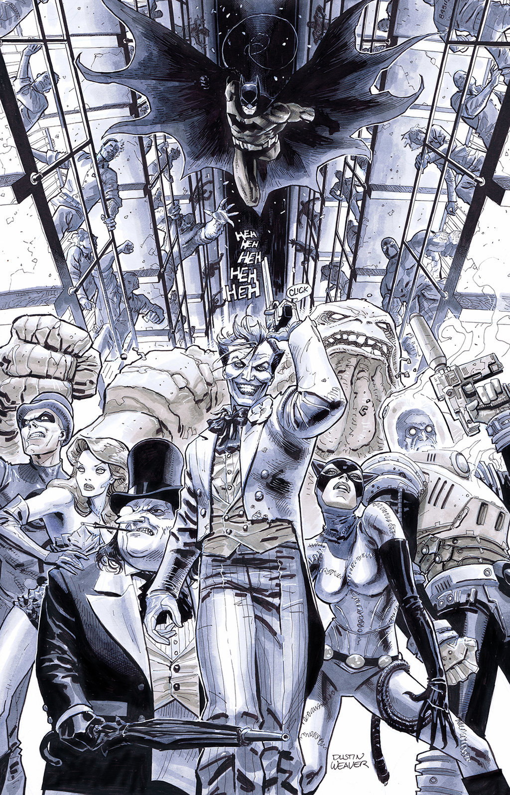 BATMAN NOTES — Batman Rogues Gallery by Dustin Weaver