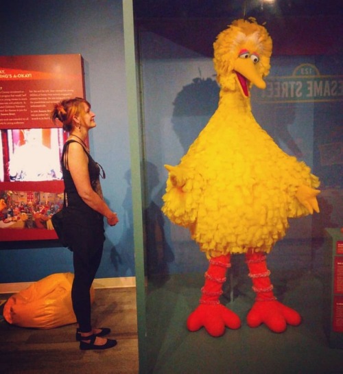 And then sometimes you get to meet your idols#bigbird #jimhenson #sesamestreet(at Center for Puppetr