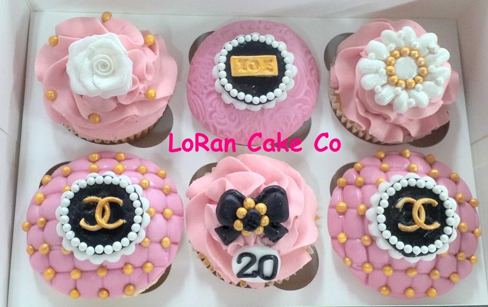 LoRan Cake Toppers - Cake & Cupcake Decorations — Coco Chanel cupcakes