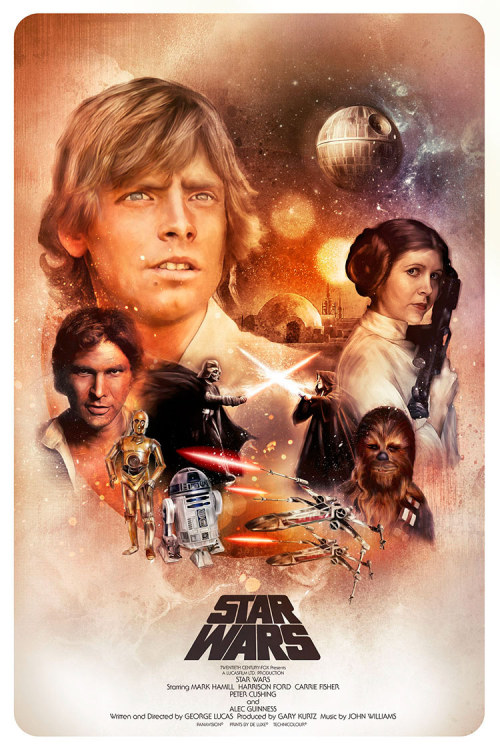 Porn Star Wars Poster - dorksidetoys: Awesome poster tributes to the Star Wars movies by Richard  Davies. Via cinemagorgeous Tumblr Porn