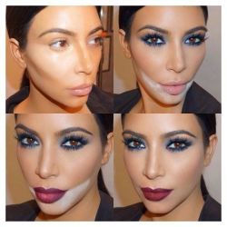 makeupfans:  Kim Kardashian shares more makeup