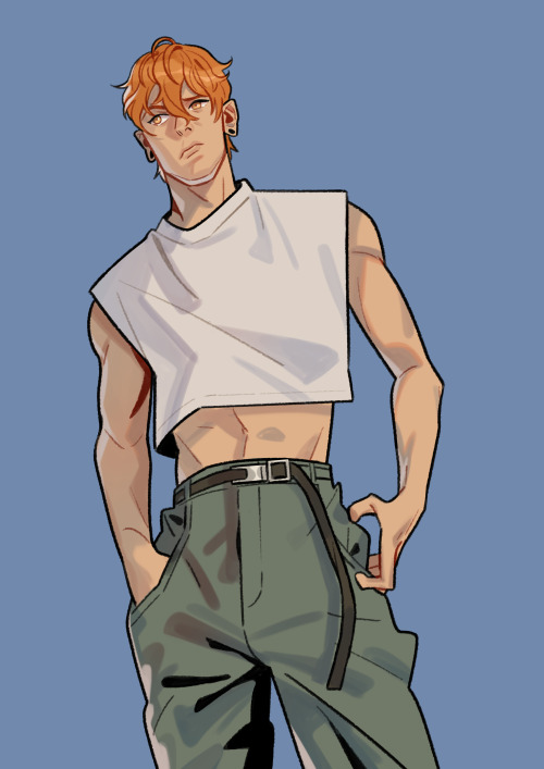 therearecookiesdraws:Missing crop top Kyo hours are NOW