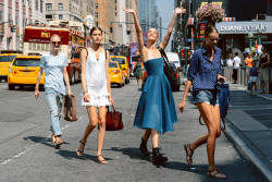 dutchafro:  Model at NYFW by Tommy Tom 