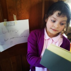 librarylydia:My little sister turned her