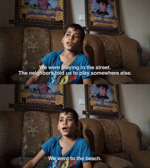 pxlestine: VIDEO: Living Under Israel’s MissilesFour boys of the Bakr family were killed by a missil