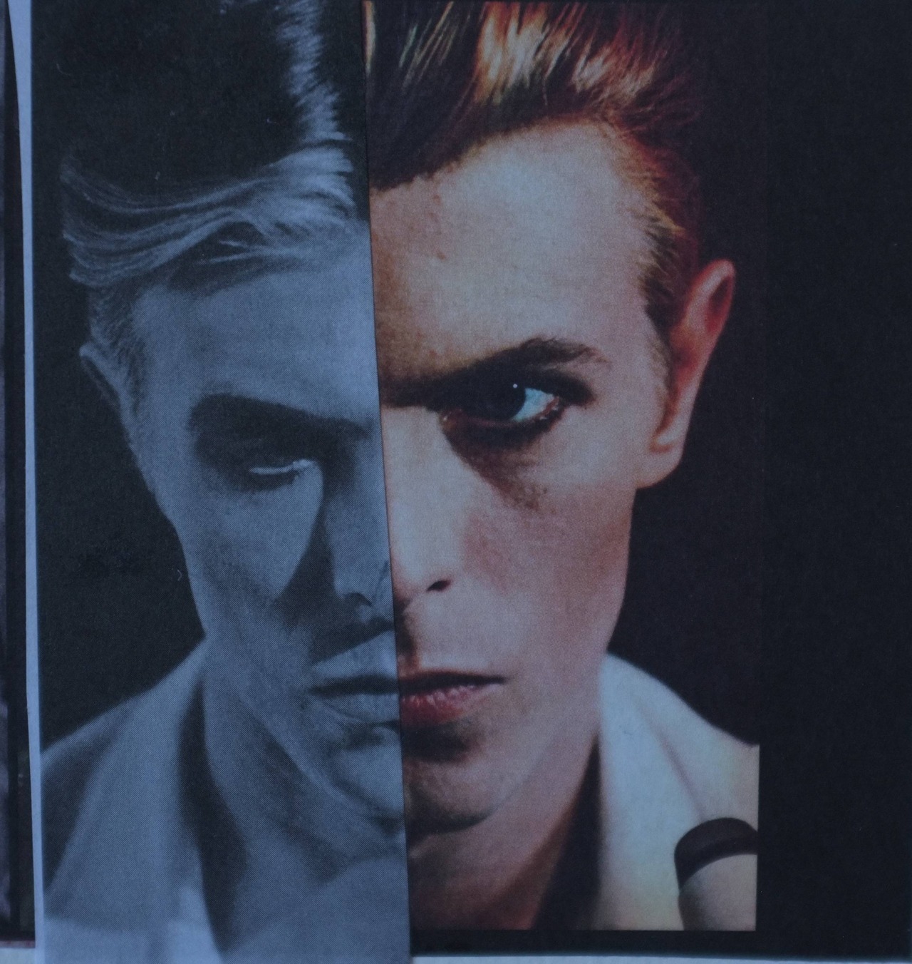 renauddeputter: Aspects of Bowie, collage, 11/08/18 (10cm x 9,4cm)© Renaud De Putter