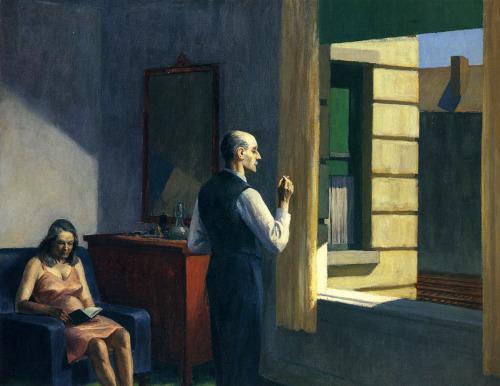 artist-hopper: Hotel By A Railroad, 1952, Edward Hopper Medium: oil,canvaswww.wikiart.org/en