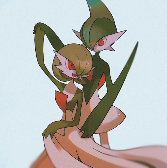 Shiny - Gallade and Gardevoir by deathZERA on DeviantArt