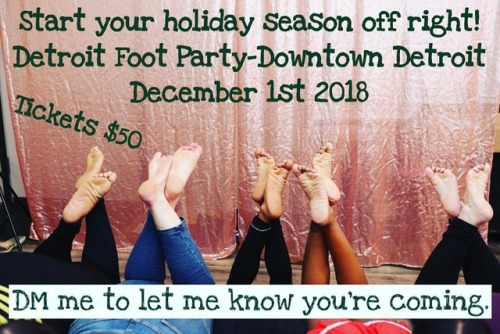 Don’t miss the HOTTEST FOOT PARTY OF THE YEAR!  FEET-TURING @thearchqueen size 12 @sweetesthan
