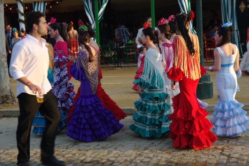 Sevillanas na Feria de Abril de Sevilla. 18/04/2013