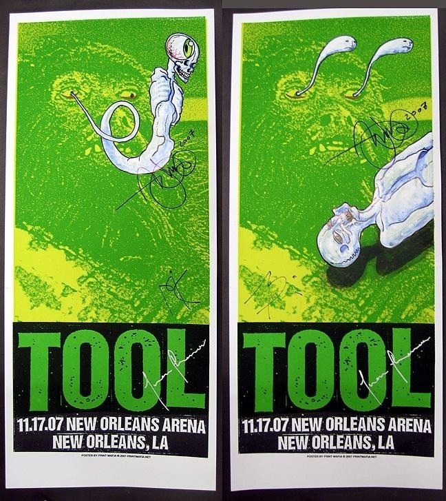 Signed TOOL posters