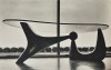 zegalba:Isamu Noguchi: Wood &amp; Glass Coffee Table (1944) Manufactured by Herman