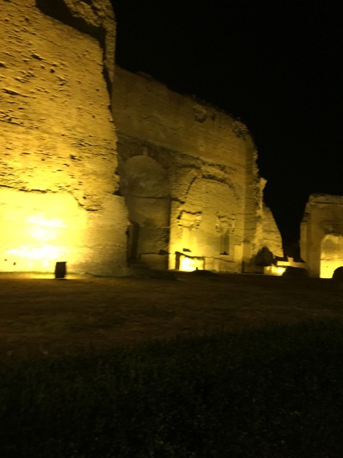Finally, a Turandot I can get behind! Tonight I went to the ancient ruins of the Caracalla Baths to 