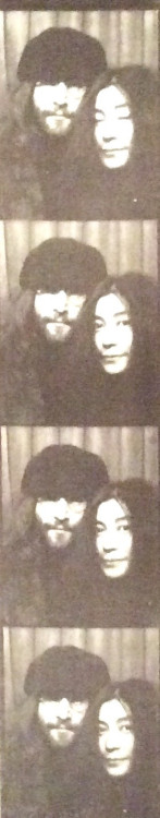 John Lennon / Yoko Ono photo booth photos.