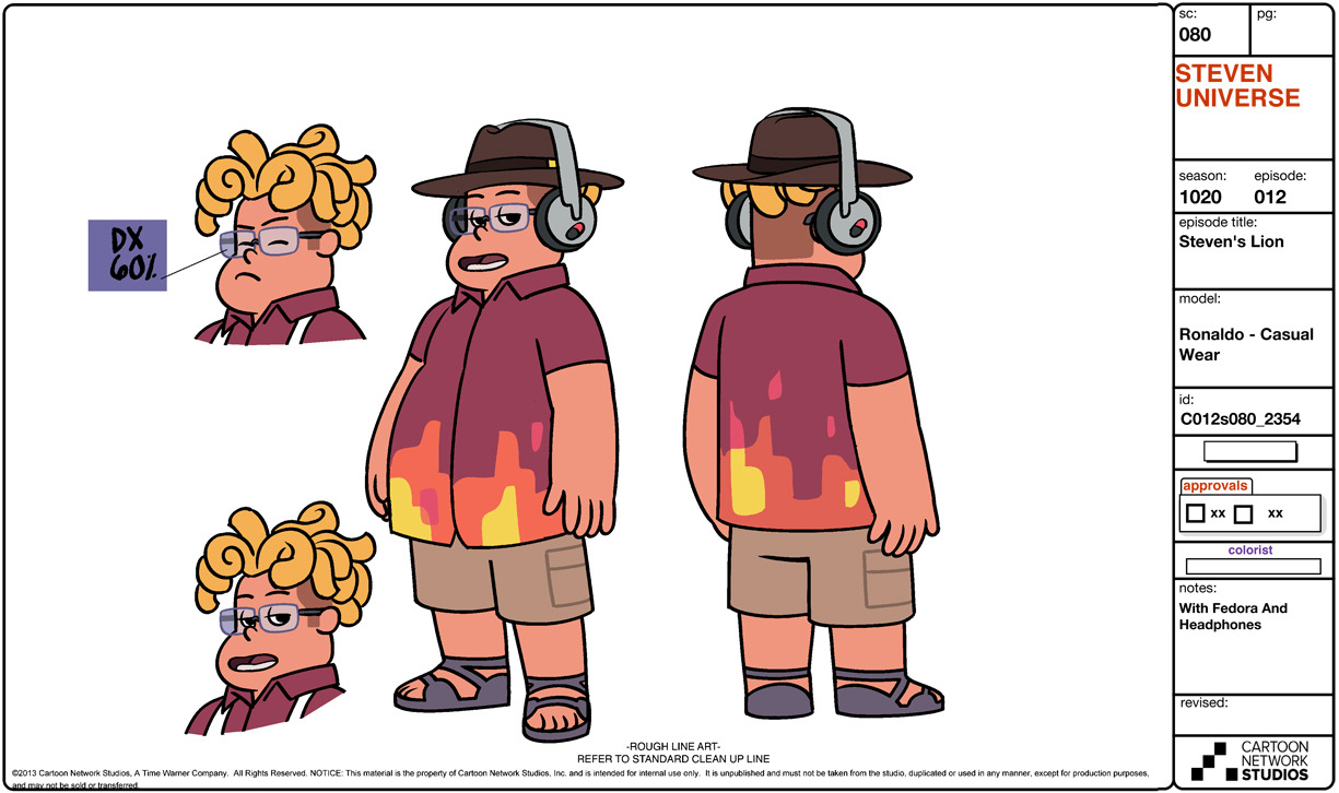 A selection of Character and Prop designs from the Steven Universe episode: “Steven&rsquo;s