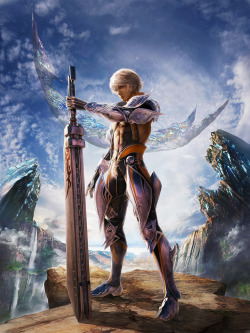 bikiniarmorbattledamage: &ldquo;WTF is he wearing?&rdquo; &ldquo;Ewwww that design!&rdquo; Morrigan submitted:  So the new pictures released for Mevius: Final Fantasy (iOS/Android though supposedly a “console-style” game) shows a dude in, shall