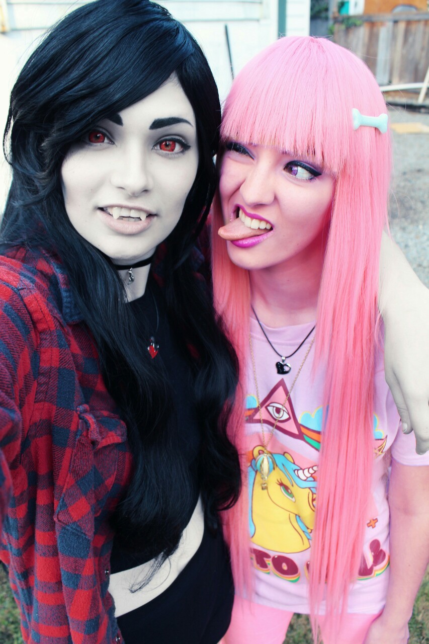 briansandstorm:  Princess Bubblegum and Marceline cosplay