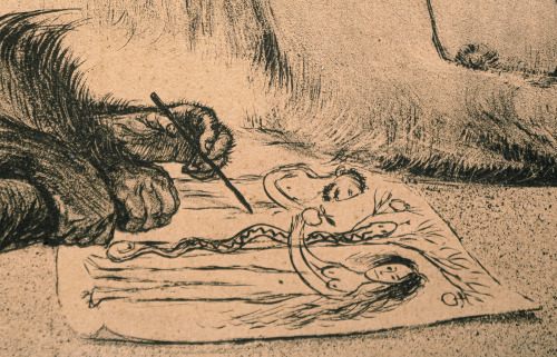 aesthethos:František Kupka (1871-1957), Ecce Homo, 1900, lithograph.
