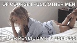 Freakden:  Of Course I Have Sex With Other Men, Your Tiny Pencil Dick Is Useless