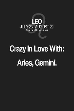 zodiacmind:  Who would your sign be madly in love with?  Gemini&hellip;&hellip;.😈😍💖