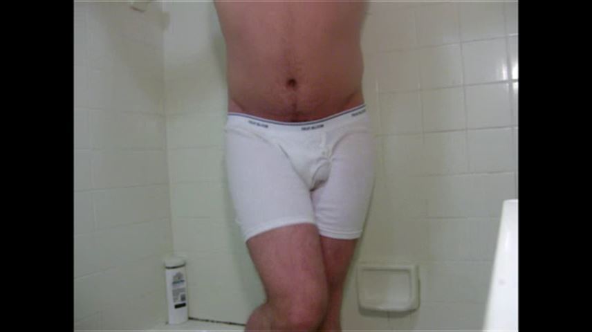 prettyinpiss:  So I totally lost control and flooded a pair of white boxers and managed