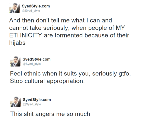 guywithamohawk: palendrome: the-perks-of-being-black: A little ethnic You just wanted to feel a litt