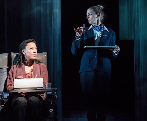Nina as Agnetha in ‘Frozen’ at the Theatre Royal Haymarket (2018)