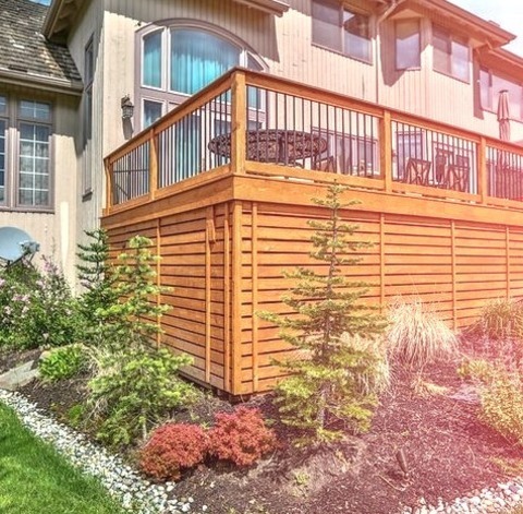 Outdoor Kitchen Outdoor Kitchen In SeattleLarge Minimalist Backyard Image Showing A Deck