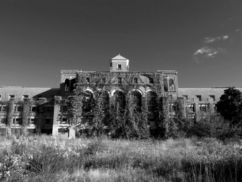 donkeysanddug:  Molly Stark Hospital in b&w - Louisville, Ohio. 