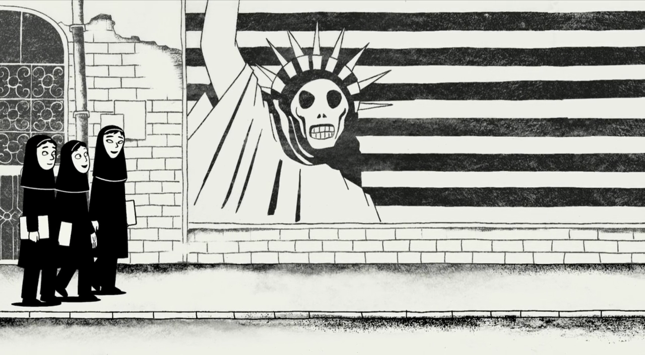 artsycinema:Persepolis (2007) by   Vincent Paronnaud &amp; Marjane Satrapi