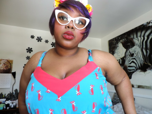 omg-its-shougy-bear:afatblackfairy:Looking fat, fabulous and appreaciating the skin I was born with. I have sooo many photos to post so get ready to be blasted by my face!~omg-its-shougy-bear​  SLAY ME BITCH 😩😩😩