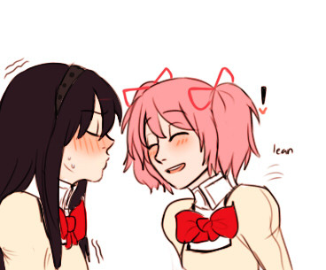 how to be affectionate to ur gf staring rookie akemi homura step 1: kiss her    