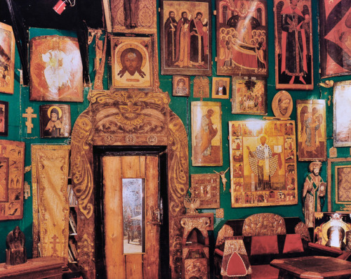 russianculture:Ilya Glazunov’s Studio. Moscow