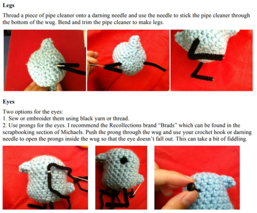 allthingslinguistic: How to crochet your own wug  This DIY wug pattern was very kindly sent int