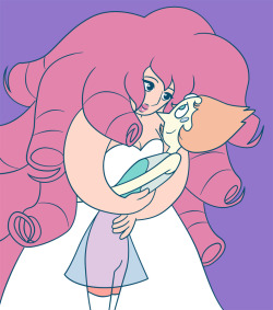 glitterqueefwonderkitten:  please dont remove credit “pearl, humans call this a hug! isn’t it wonderful?”“y…yes” 